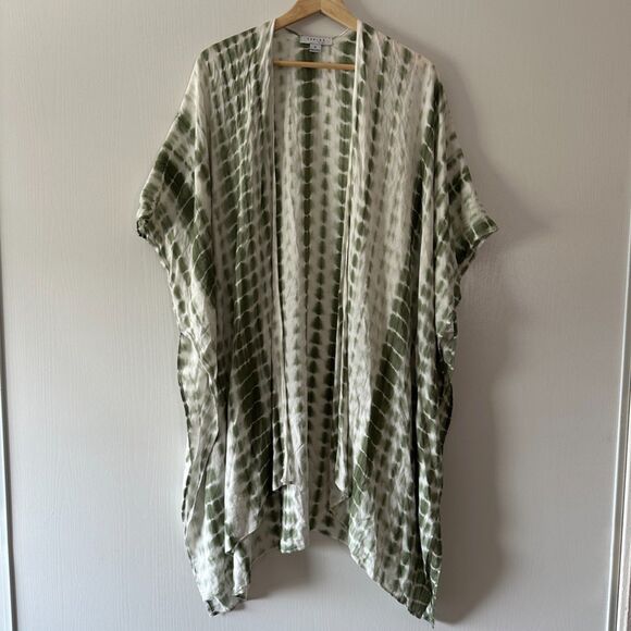 FAVLUX Other - Favlux Womens Tie Dye Boho Hippie Beachy Oversized Relaxed Kimono Cover Up Small